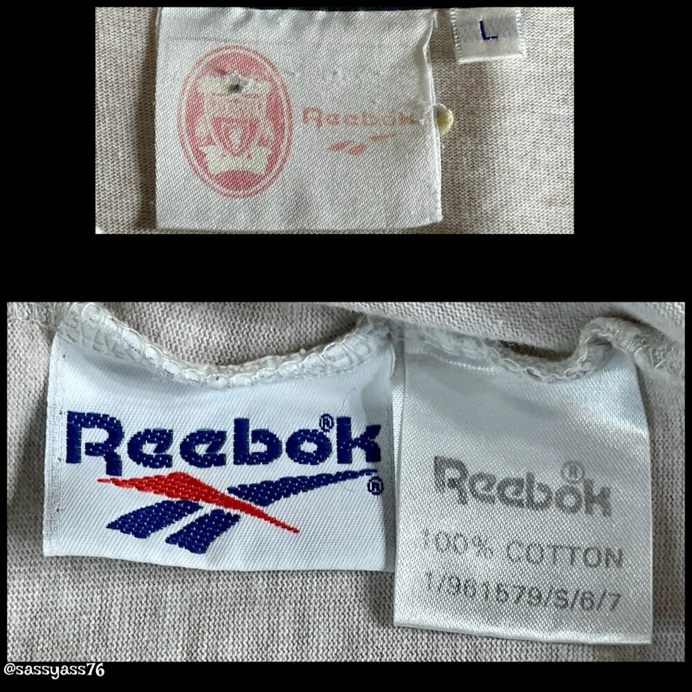 ▪️VTG▪️LIVERPOOL FOOTBALL CLUB▪️REEBOK▪️Unisex Embroidered Chest Cotton Shirt - Picture 6 of 8